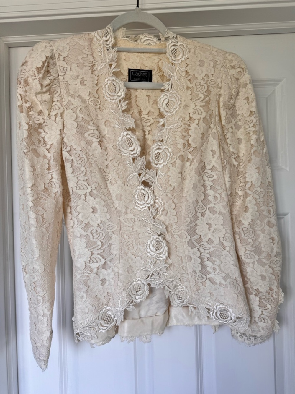 Vintage lace jacket blazer